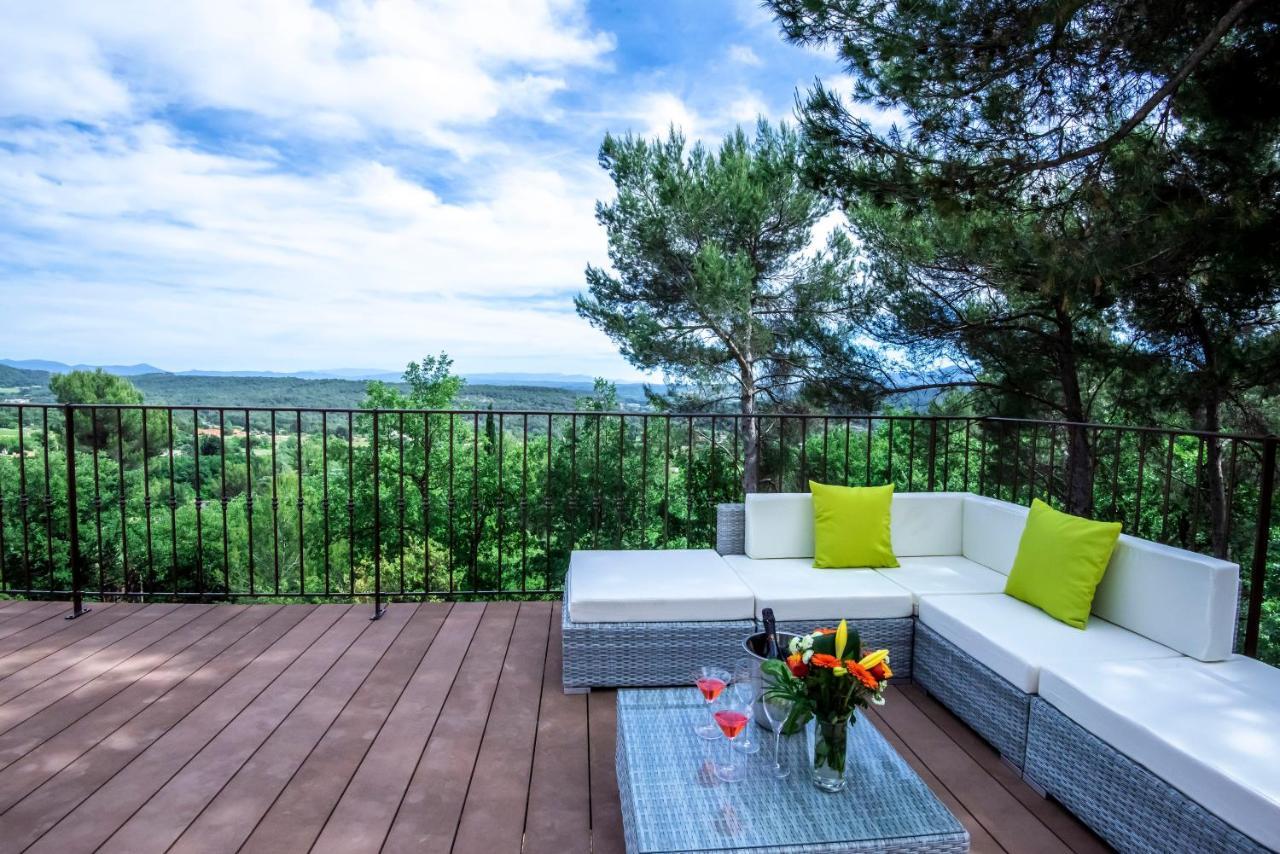 Le Tholonet Villa Lumineuse Avec Piscine Clim 1Ere Etage Vue Panoramique Sur Les Montagnes Sur Le Site De La Sainte-Victoire מראה חיצוני תמונה