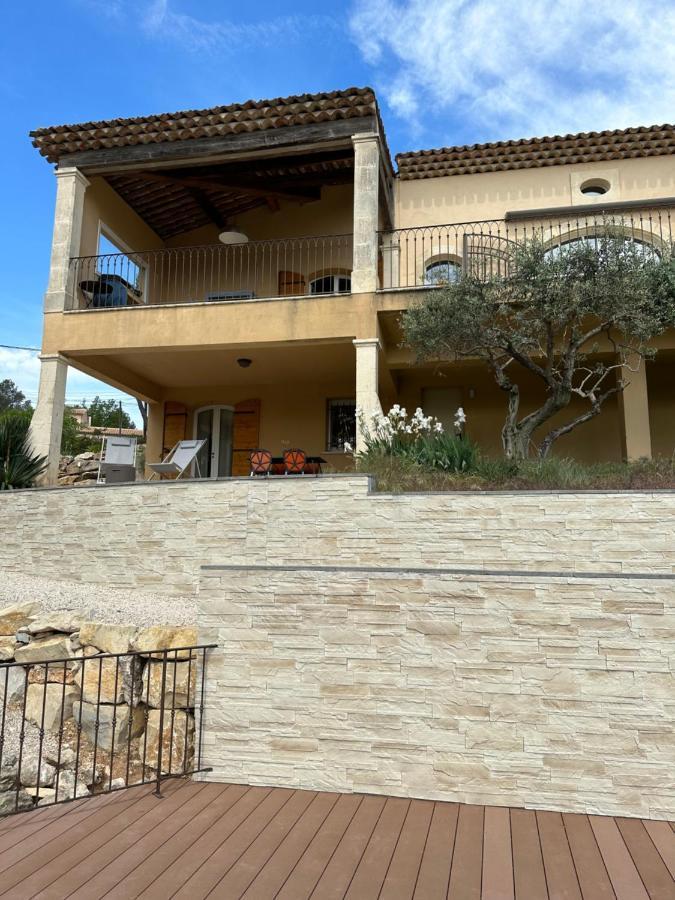 Le Tholonet Villa Lumineuse Avec Piscine Clim 1Ere Etage Vue Panoramique Sur Les Montagnes Sur Le Site De La Sainte-Victoire מראה חיצוני תמונה